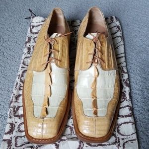 Genuine alligator shoes